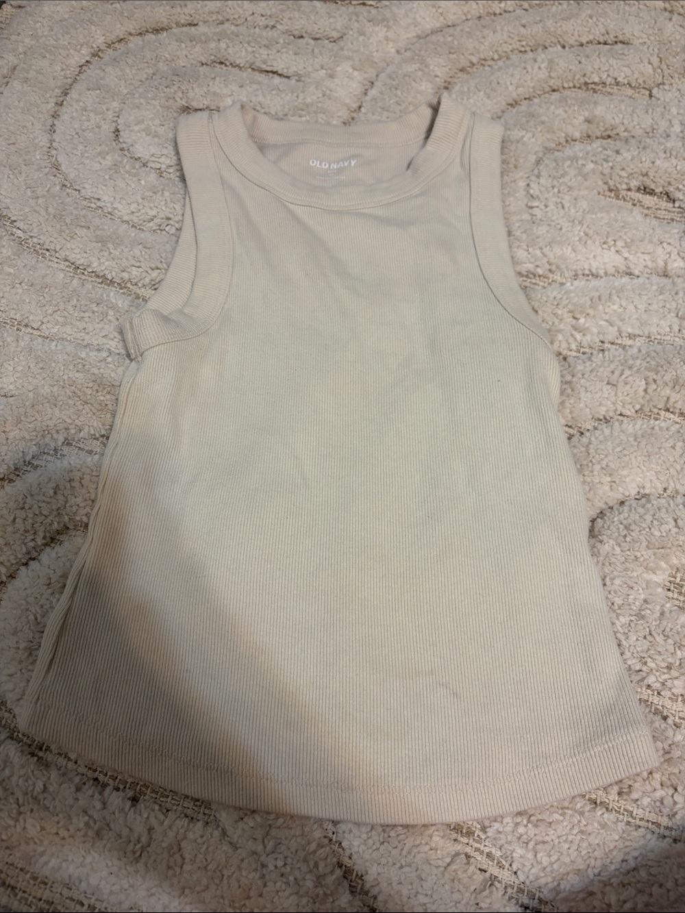 Old Navy Cream tank top snug